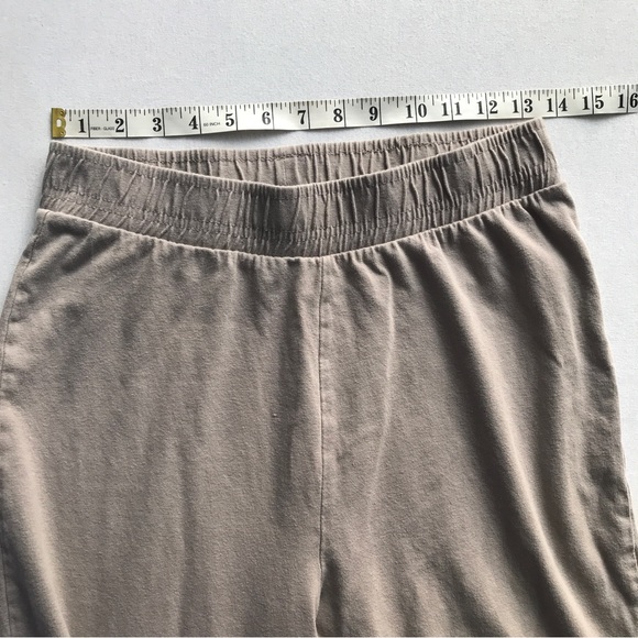 Zara Beige Wide Leg Side Slit Pull on Pants (M) - Picture 4 of 8